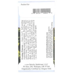 Strictly Medicinal Organic Evening Primrose -Garden Supplies Sales Store SNV7010 web2