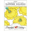 Scallop Yellow Bush Summer Squash Seeds (Organic)