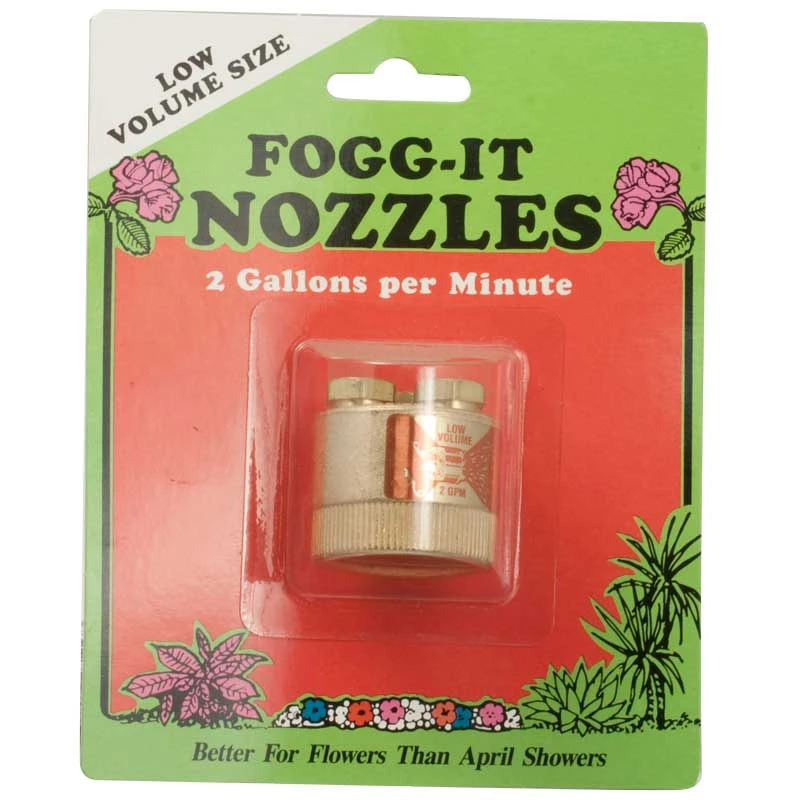 Fogg-It Nozzle, Low Volume, 2 Gpm 1 Fogg-It Nozzle, Low Volume, 2 Gpm