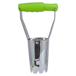 Chrome Hand Bulb Planter -Garden Supplies Sales Store gb012 web green