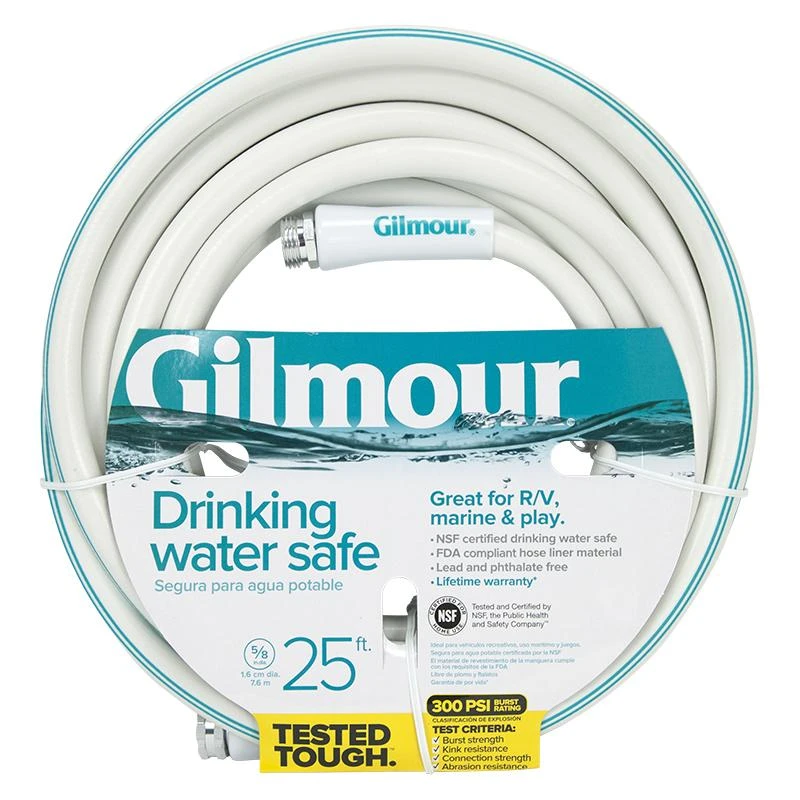 Gilmour Drinking Water Safe Hose (5/8" X 25') 1 Gilmour Drinking Water Safe Hose (5/8" X 25')