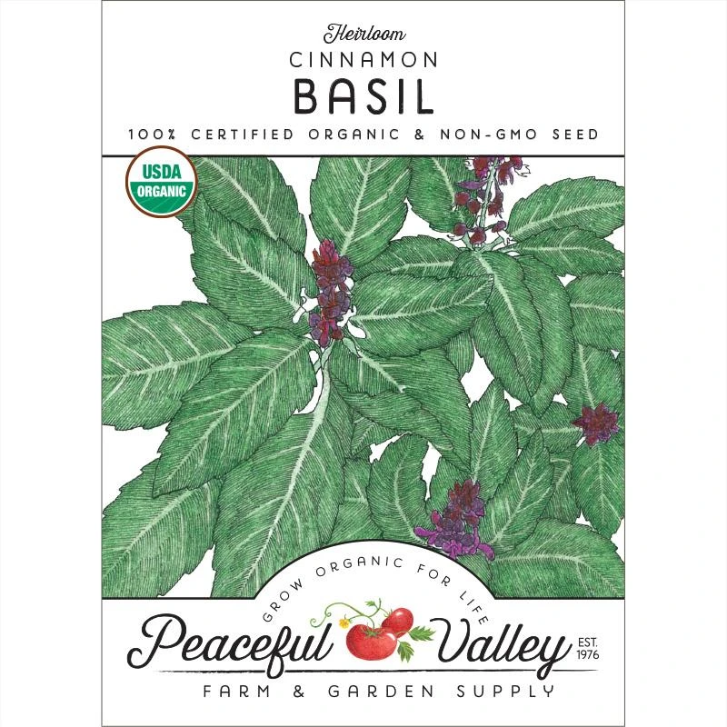 Organic Basil, Cinnamon (pack) 1 Organic Basil, Cinnamon (pack)