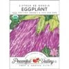 Listada De Gandia Eggplant Seeds (Organic)