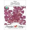 Red Oakleaf Lettuce Seeds (Organic)