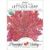 Red Salad Bowl Lettuce Seeds (Organic)