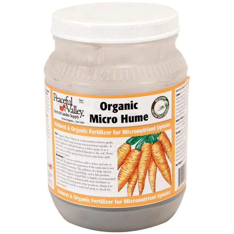Organic Micro Hume (2 Lb Jar) 1 Organic Micro Hume (2 Lb Jar)