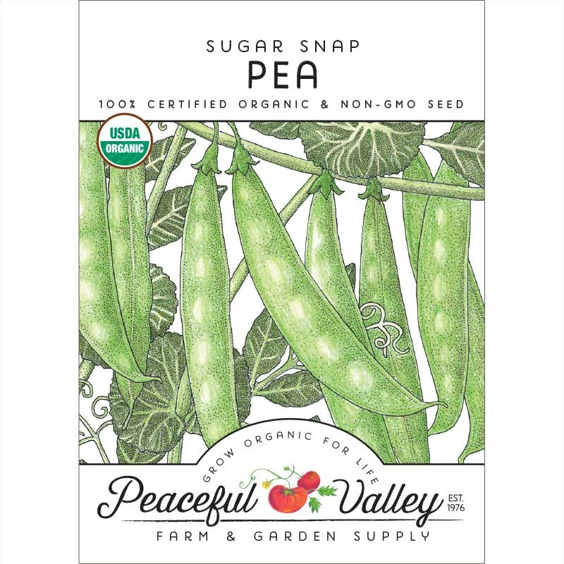 Sugar Snap Pea Seeds (Organic) 1 Sugar Snap Pea Seeds (Organic)