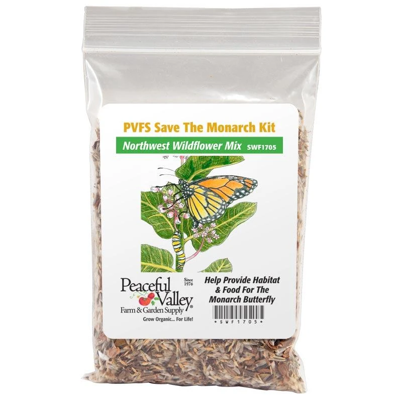 Peaceful Valley Save The Monarch Kit - Northwest (1/8 Lb) 1 Peaceful Valley Save The Monarch Kit - Northwest (1/8 Lb)