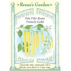 Renee's Garden Bean Pole French Gold Filet