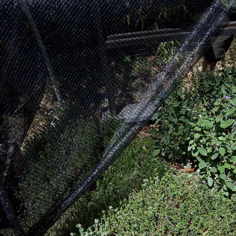 50% Black Knitted Shade Cloth (72" Width, Sold By The Foot) 2 50% Black Knitted Shade Cloth (72" Width, Sold By The Foot) - Image 2