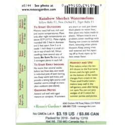 Renee's Garden Watermelon Trio Rainbow Sherbet -Garden Supplies Sales Store snv4108 web back